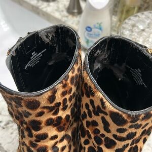 Leopard bootie damage
